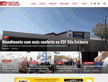 Tablet Screenshot of portalaraxa.com.br